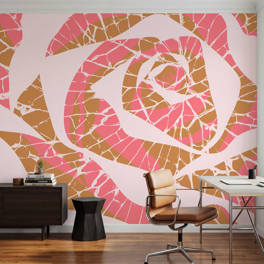 Rose en éclats colorés — intérieur 2