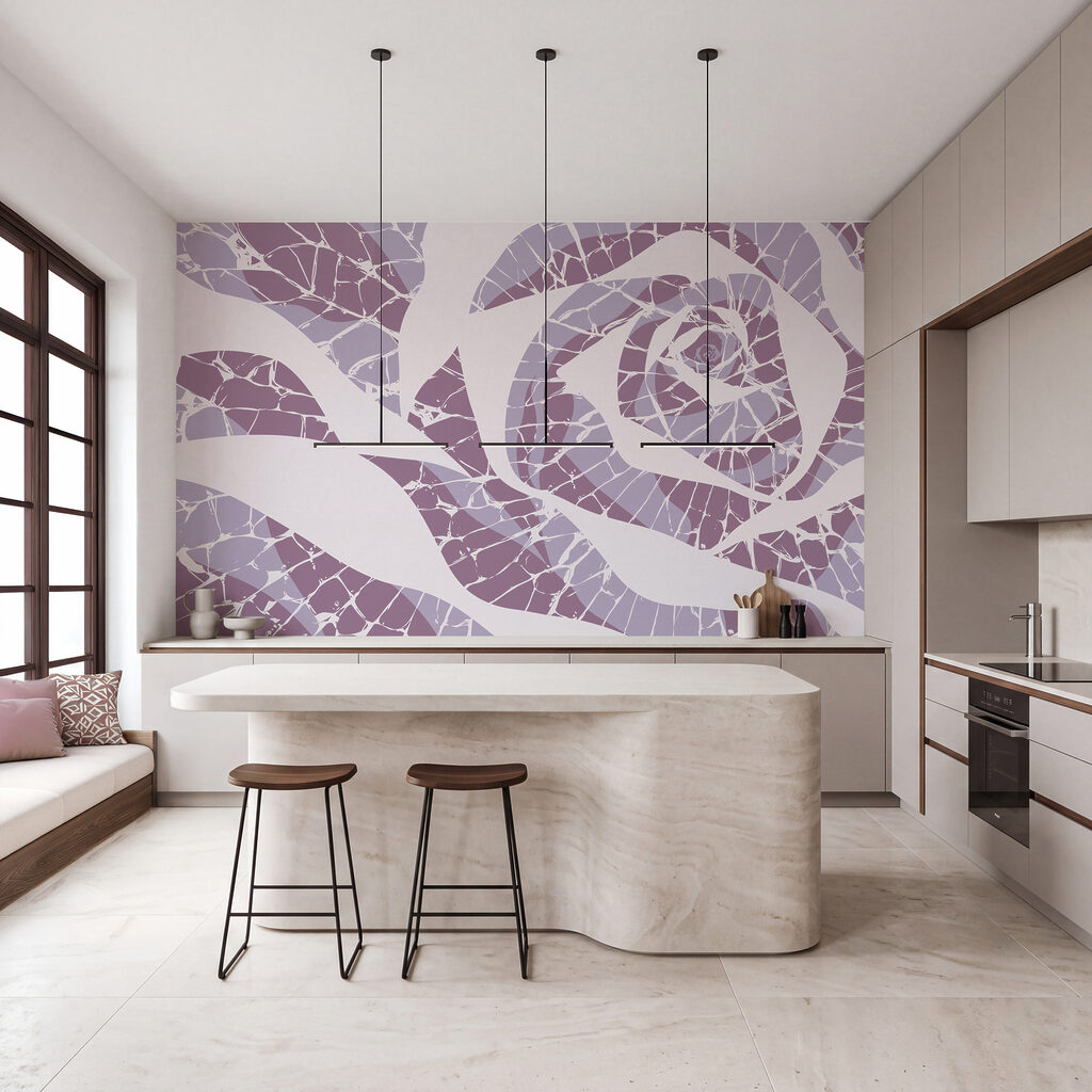 Rose en éclats colorés — intérieur 2