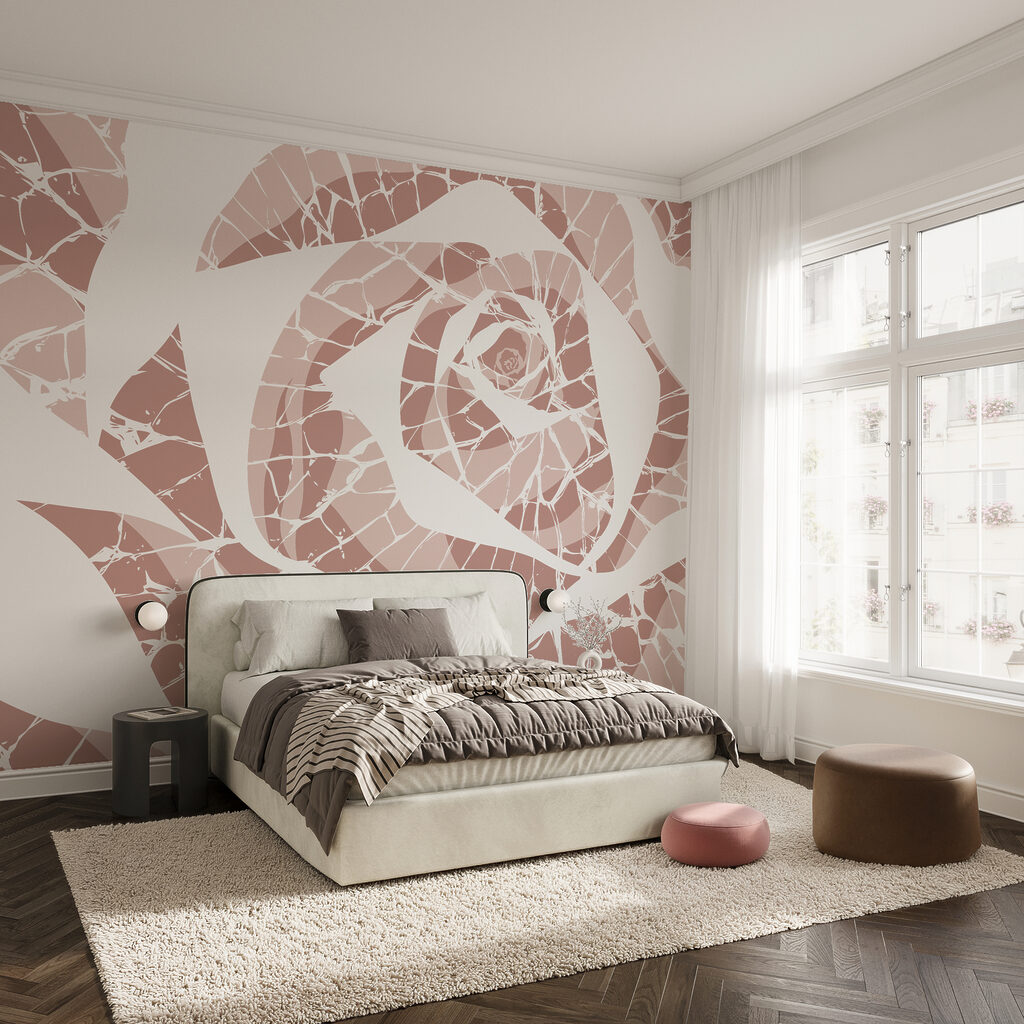 Rose en éclats colorés — intérieur 2