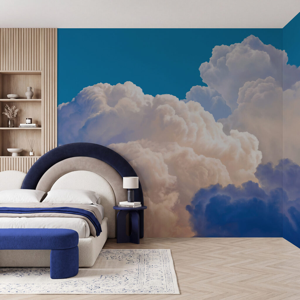 Nuages dans la lumière dans un intérieur