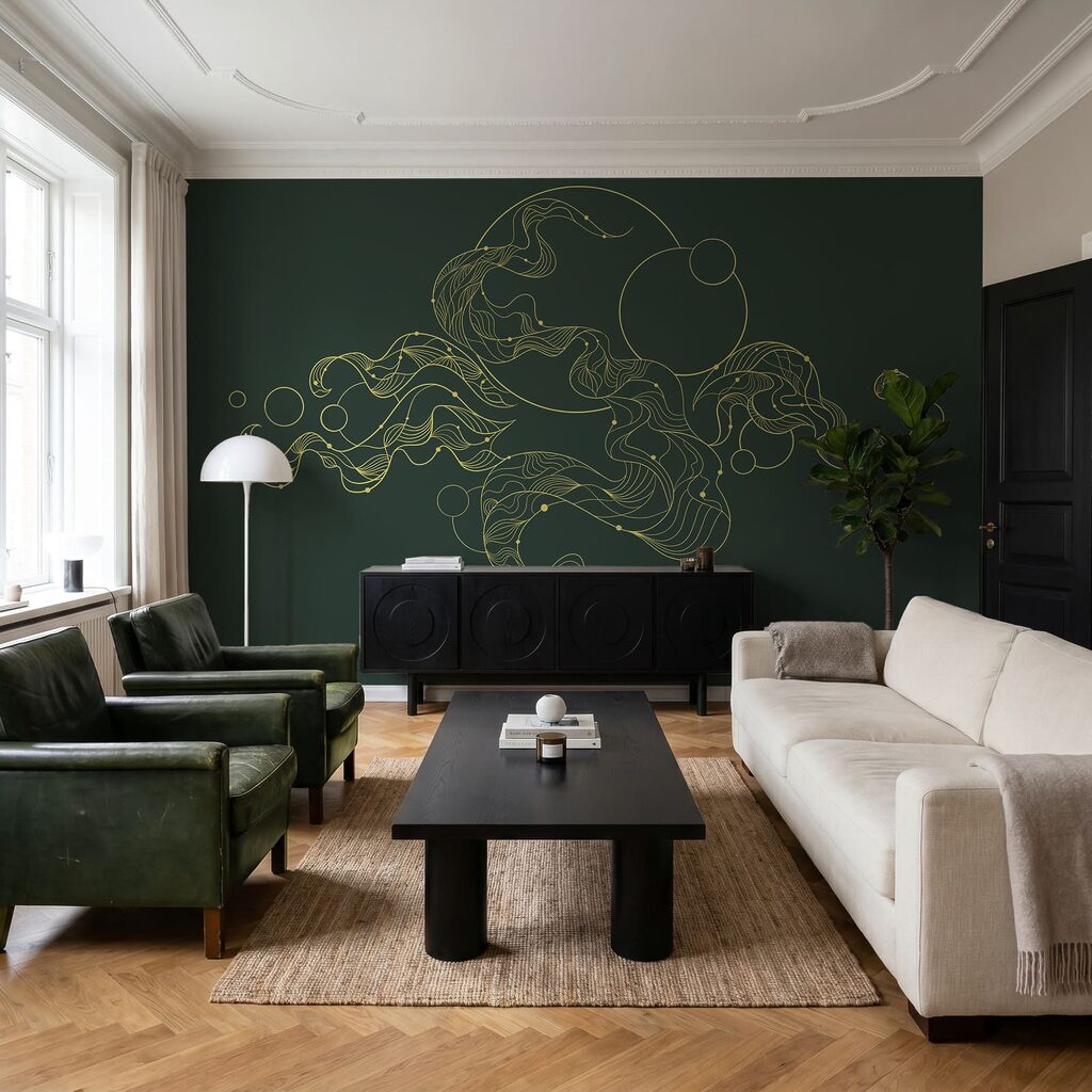 Voiles autour de cercles dans un intérieur