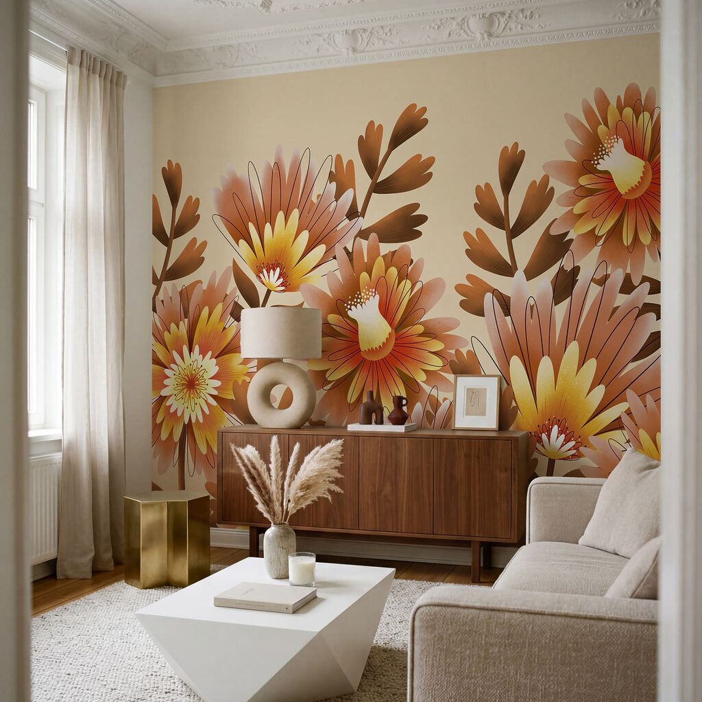 En pleine floraison dans un intérieur