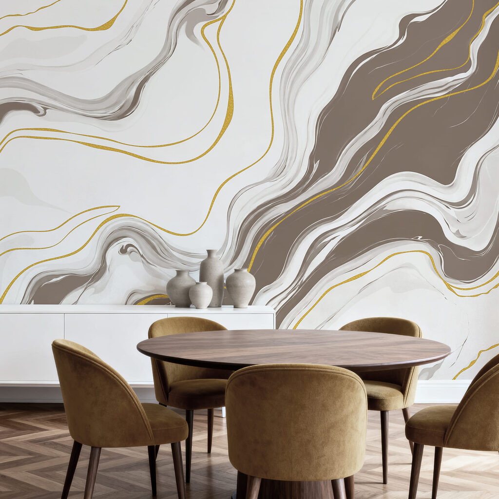 Veines et lignes dorées — intérieur 4