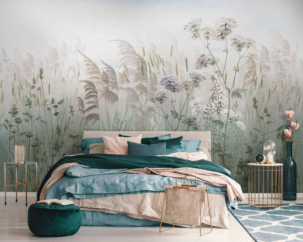 Prairie fleurie et lumineuse — intérieur 2