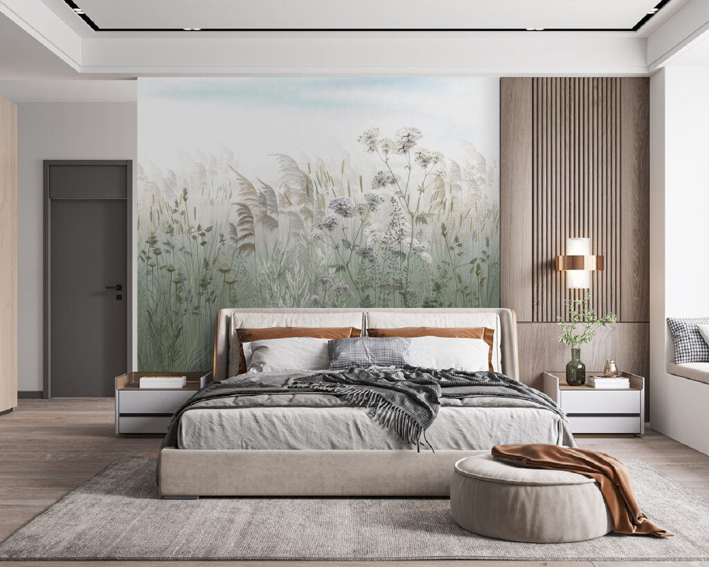 Prairie fleurie et lumineuse — intérieur 1