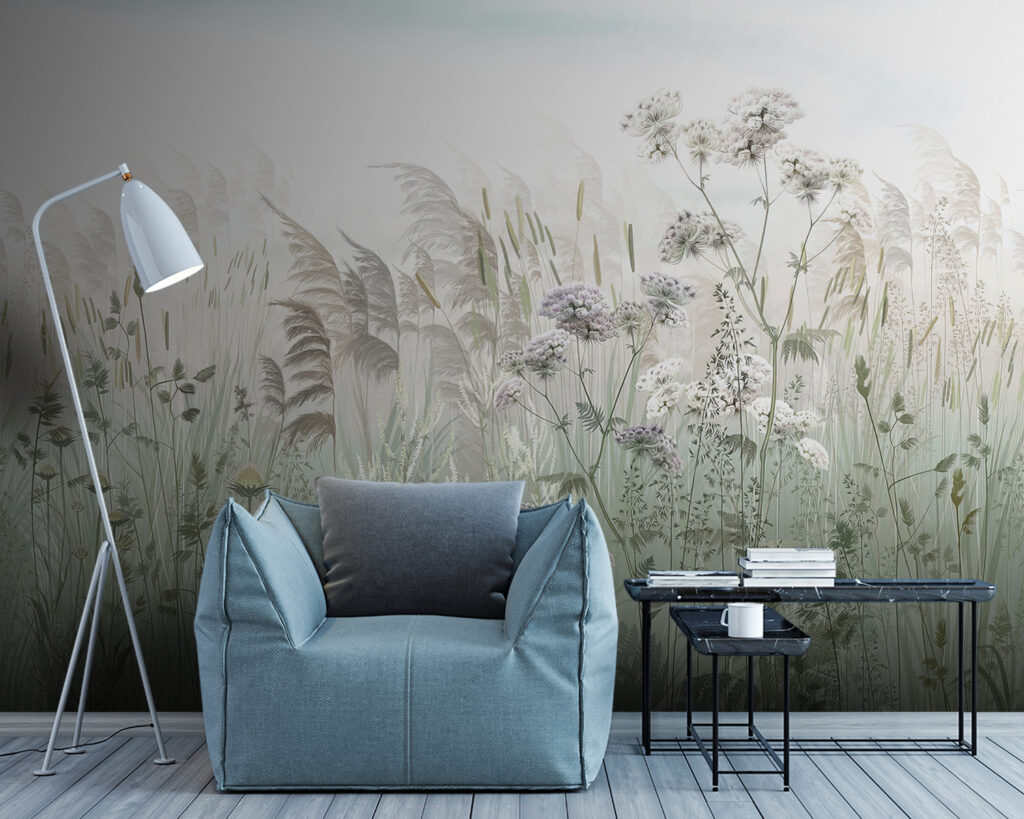Prairie fleurie et lumineuse — intérieur 5