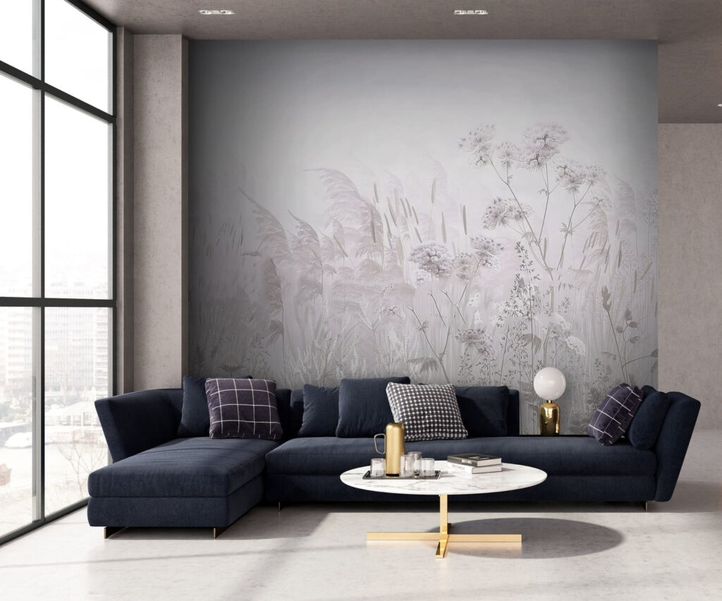 Prairie fleurie et lumineuse — intérieur 1