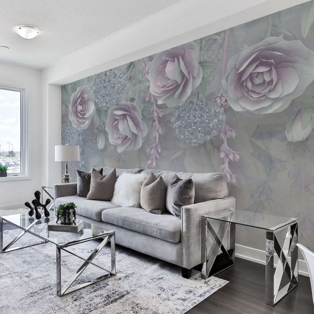 Roses délicates en cascade — intérieur 2