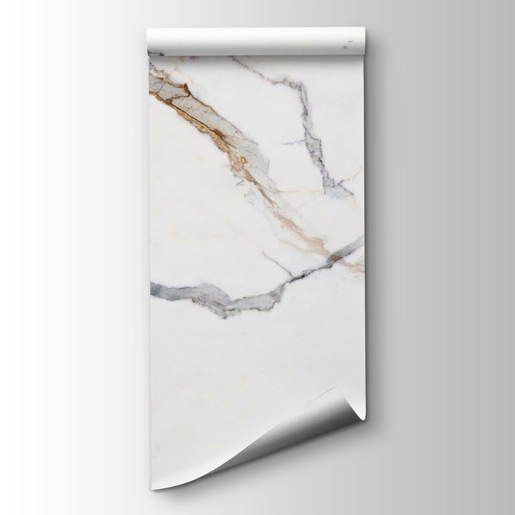 Blanc marbré de gris — vue du produit