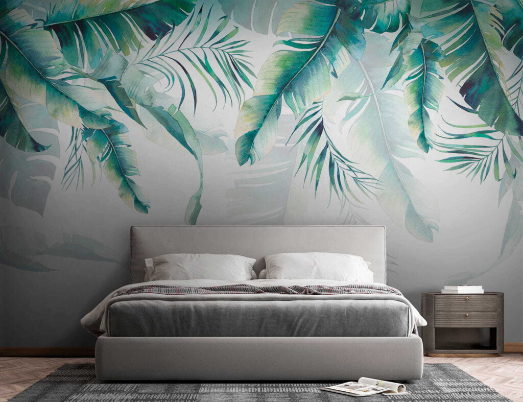 Rideau de feuilles vertes — intérieur 4