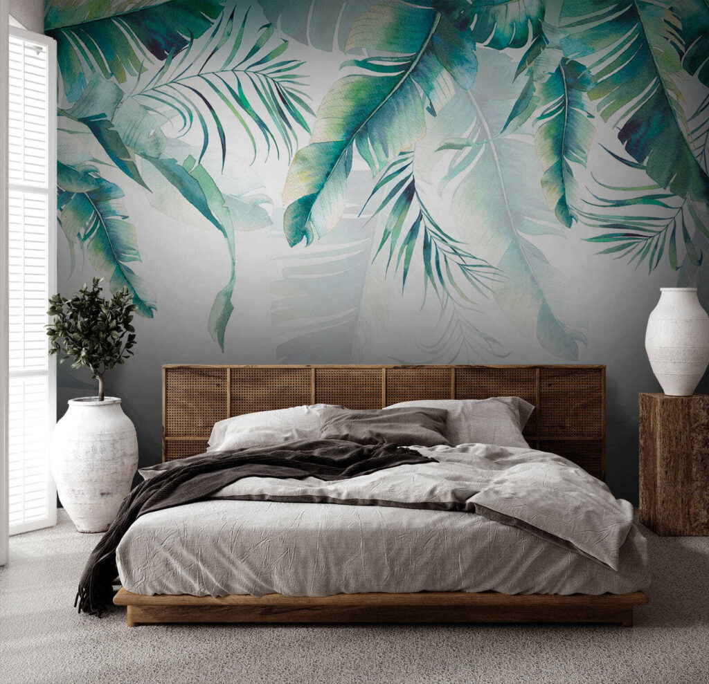 Rideau de feuilles vertes — intérieur 5