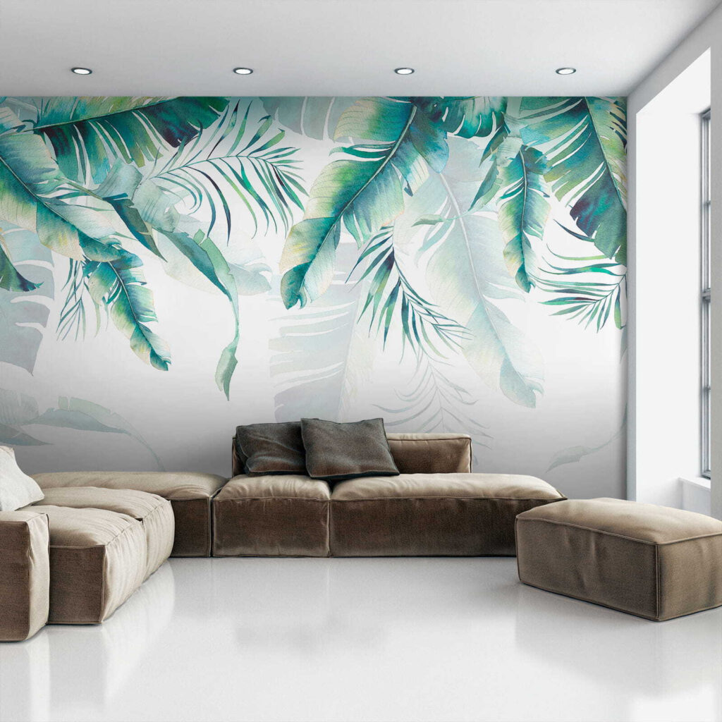 Rideau de feuilles vertes — intérieur 7
