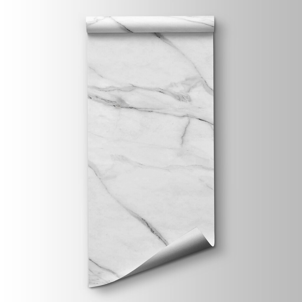 Blanc marbré de noir — vue du produit
