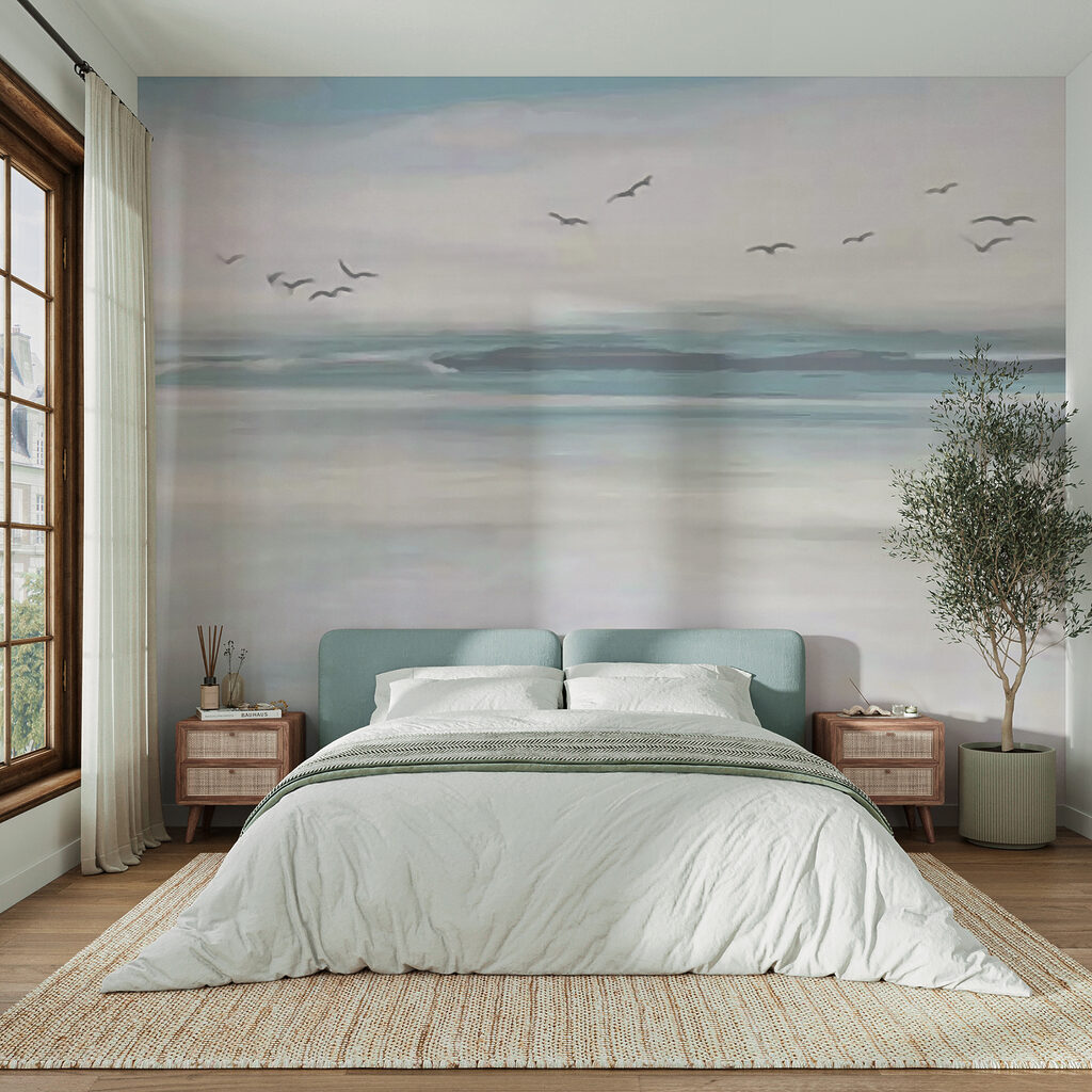 Oiseaux au-dessus de l’eau — intérieur 4