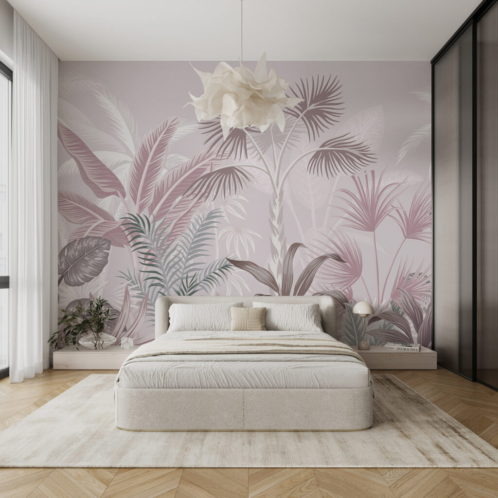 Jardin tropical ajouré dans un intérieur
