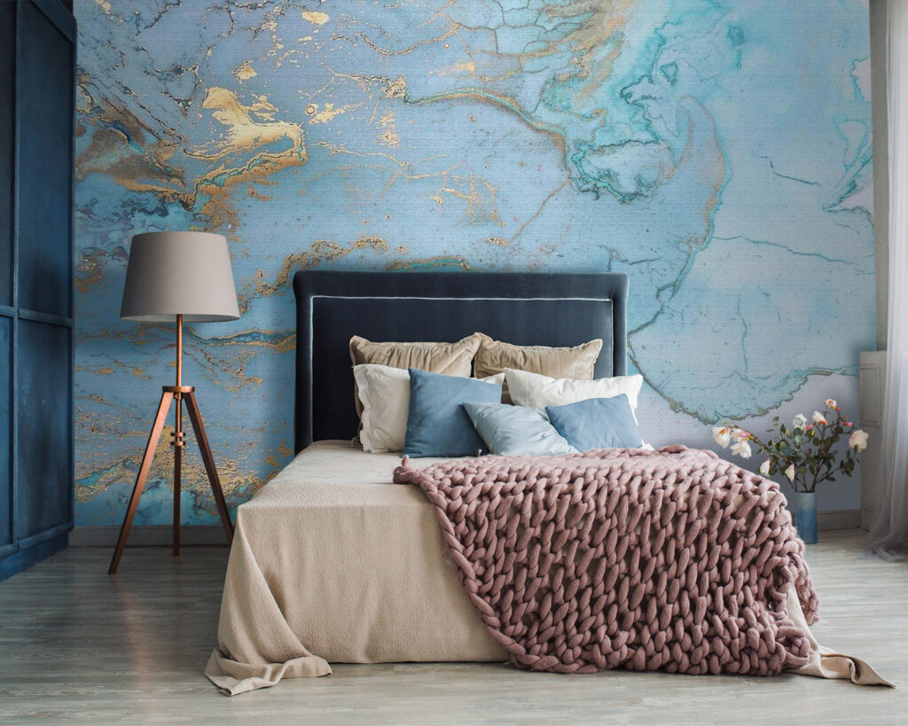 Nuances de bleu apaisantes — intérieur 1