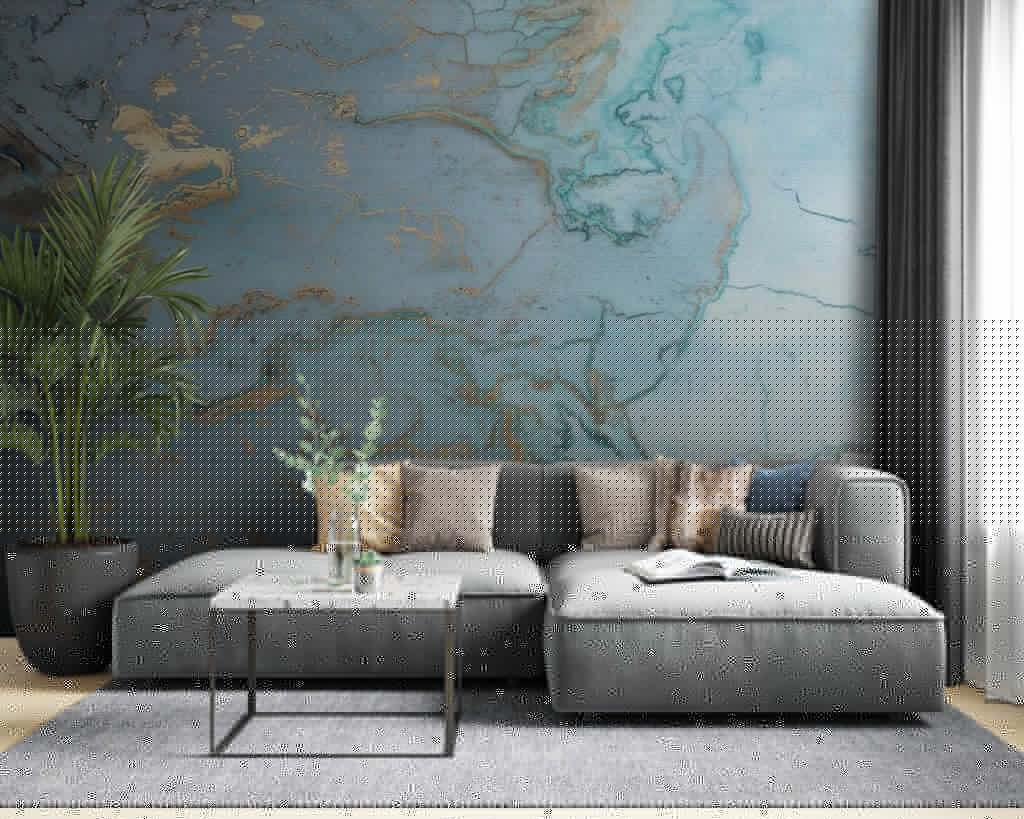 Nuances de bleu apaisantes — intérieur 4