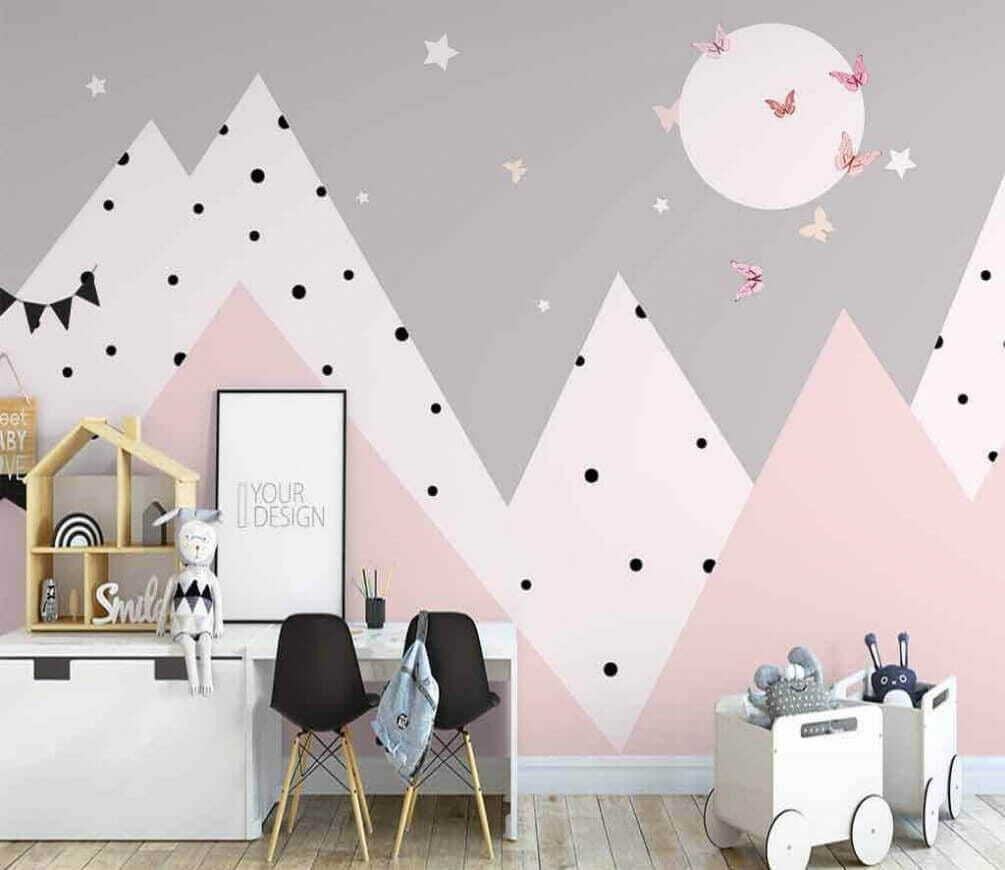 Montagnes roses et grises — intérieur 1