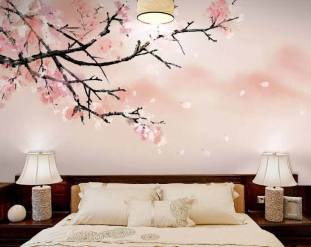 Floraison rose paisible dans un intérieur