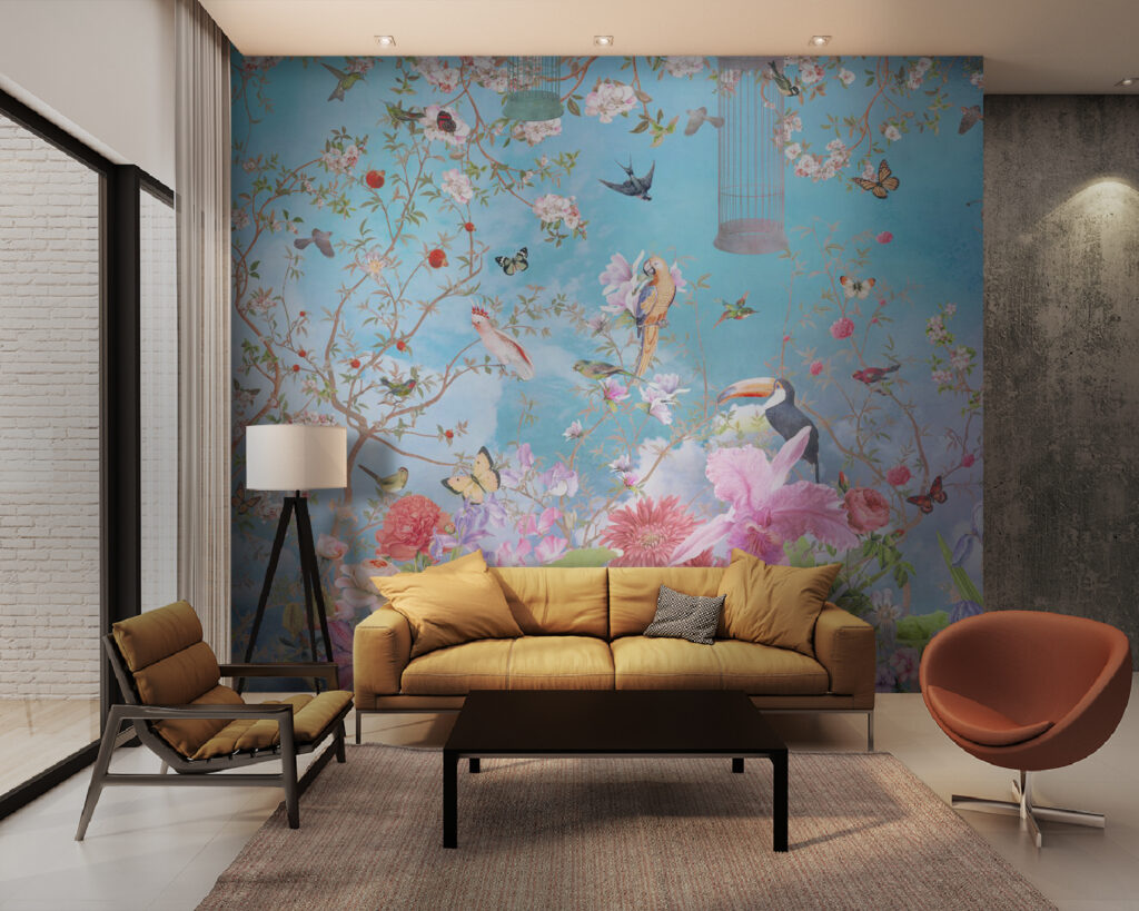 Nature vive et colorée — intérieur 1