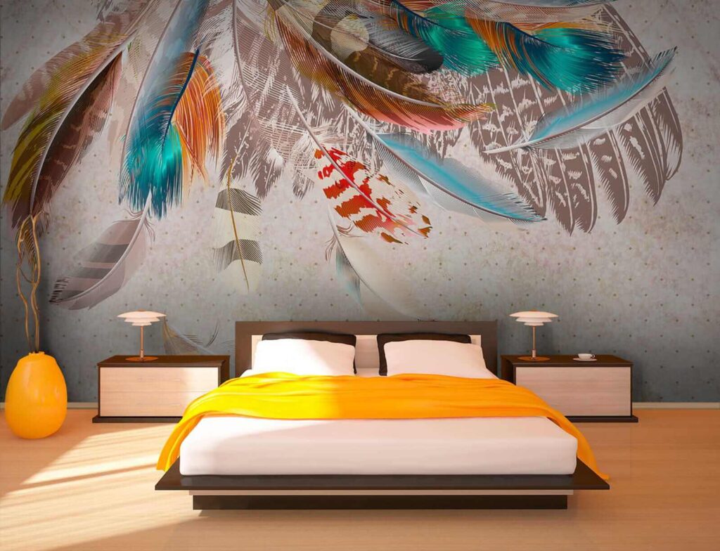 Plumes colorées — intérieur 5