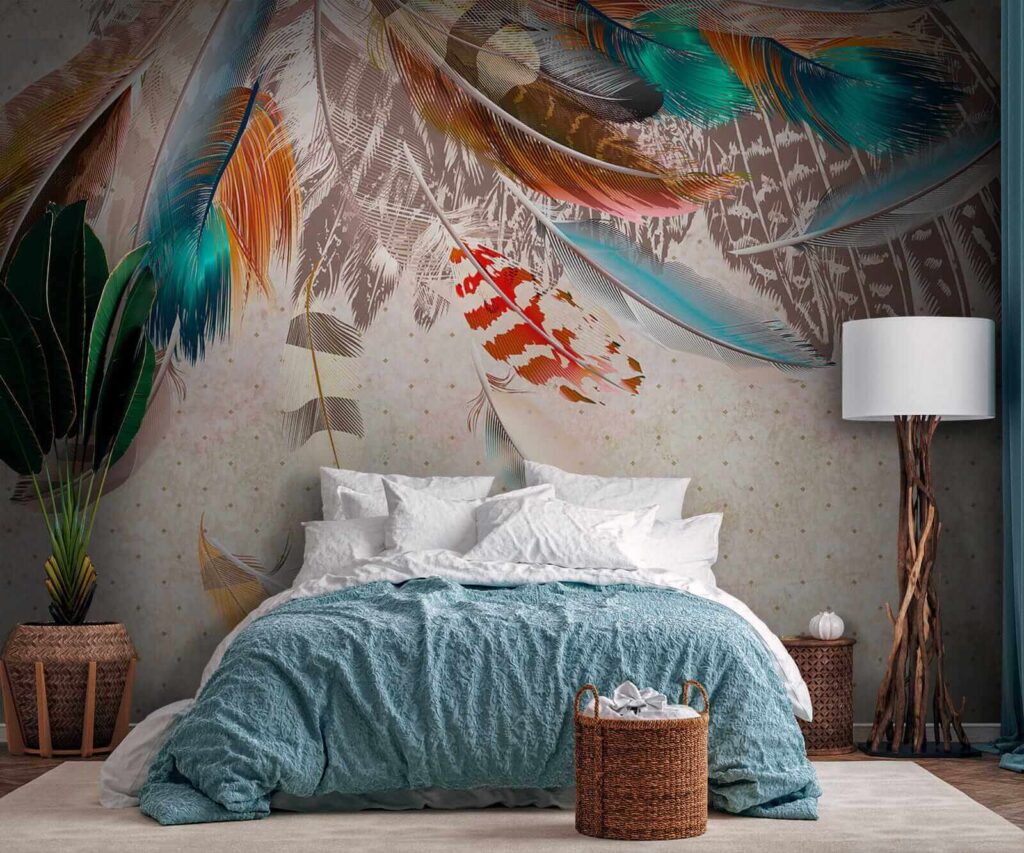 Plumes colorées — intérieur 6