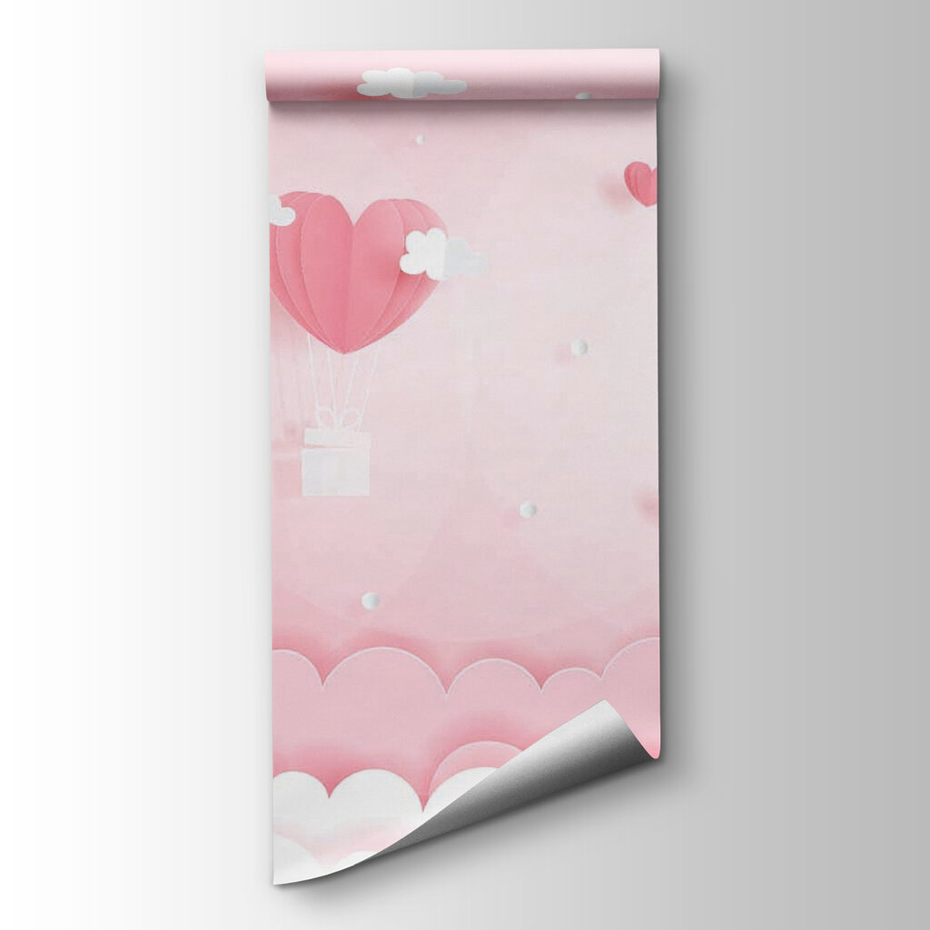 Ballons roses en papier — vue du produit