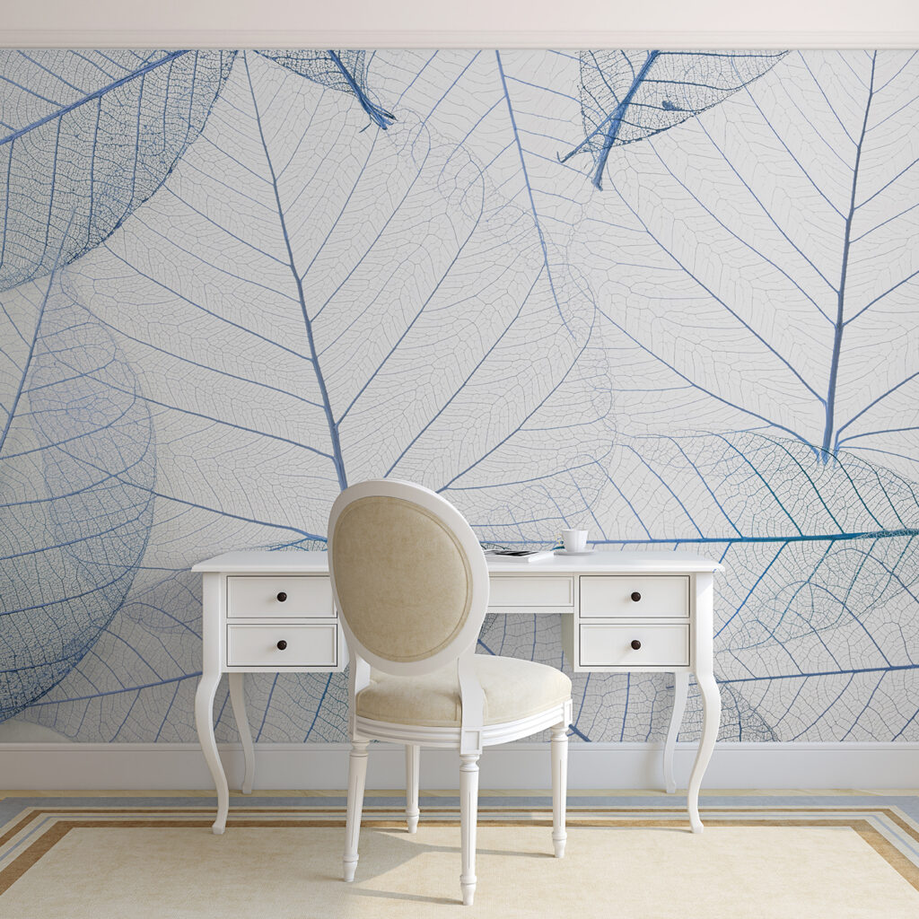 Dentelle de feuilles dans un intérieur