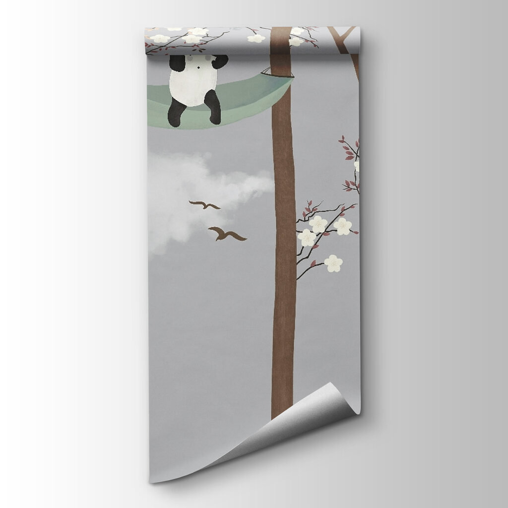 Pandas dans les arbres — vue du produit