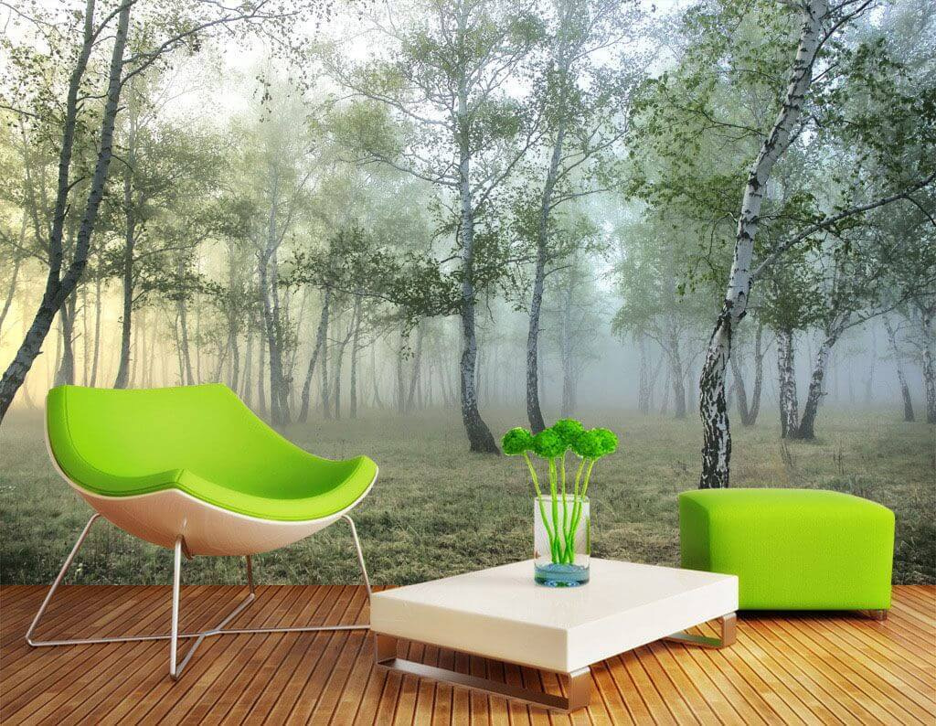Clairière dans la brume — intérieur 1