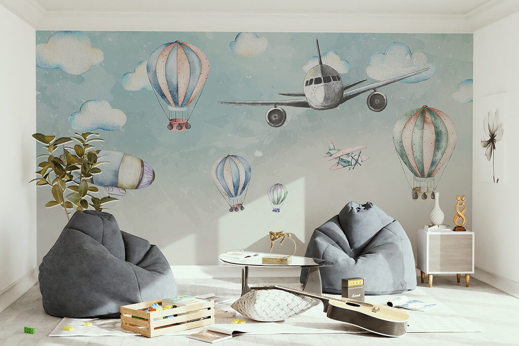 Montgolfières et avions — intérieur 3