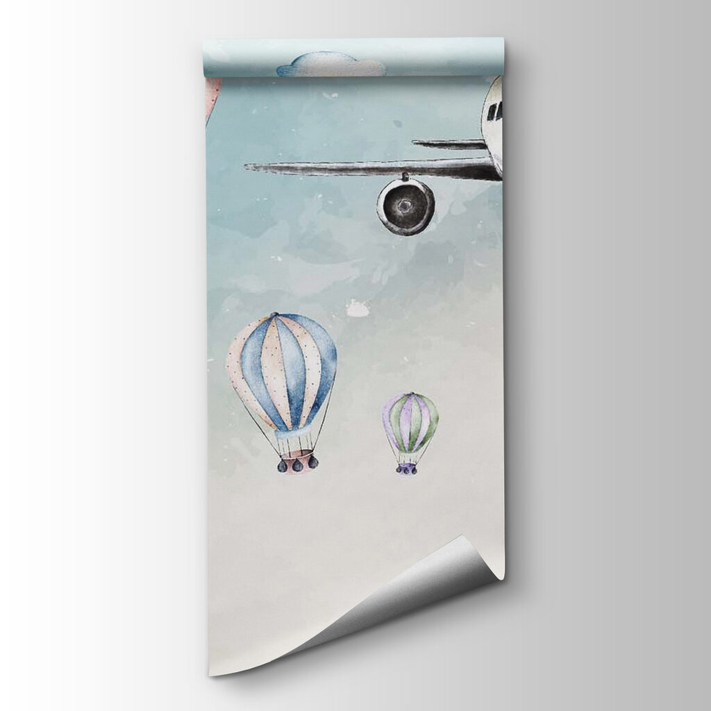 Montgolfières et avions — vue du produit