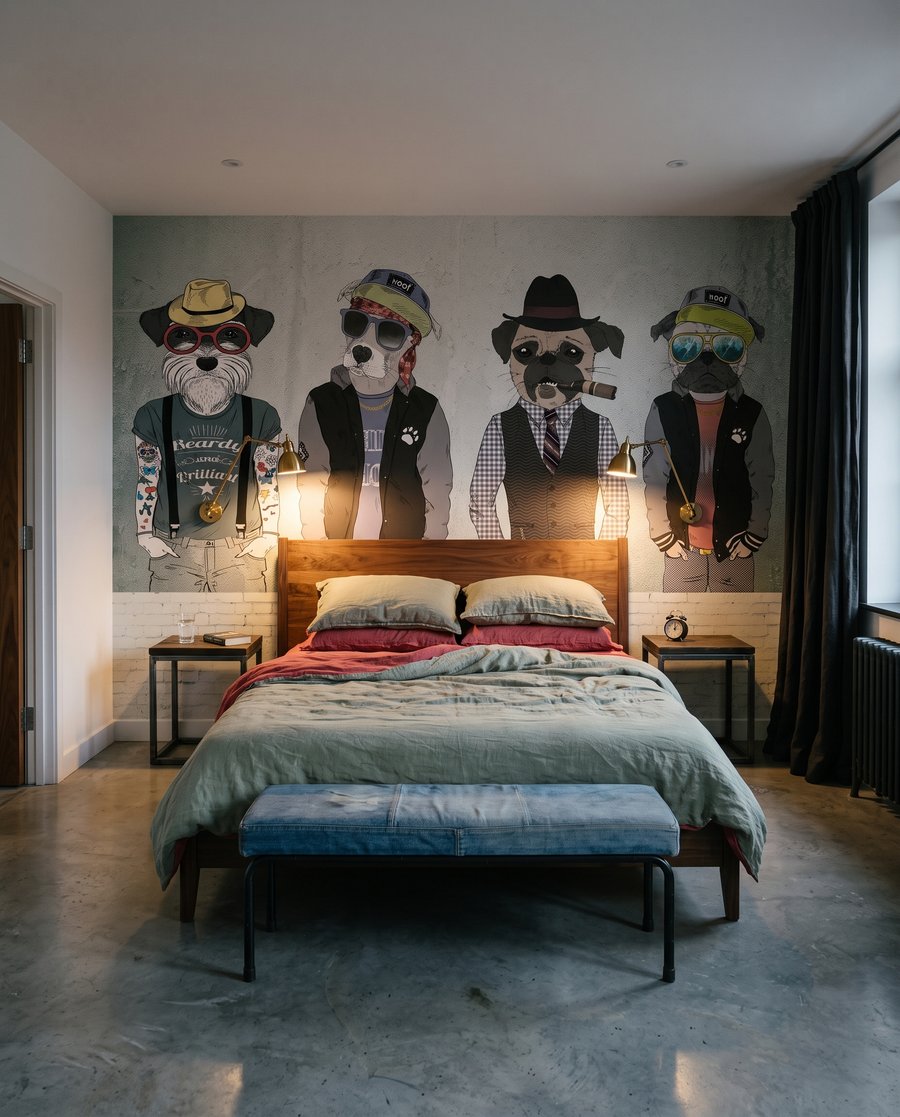 Amis animaux à chapeau — intérieur 2