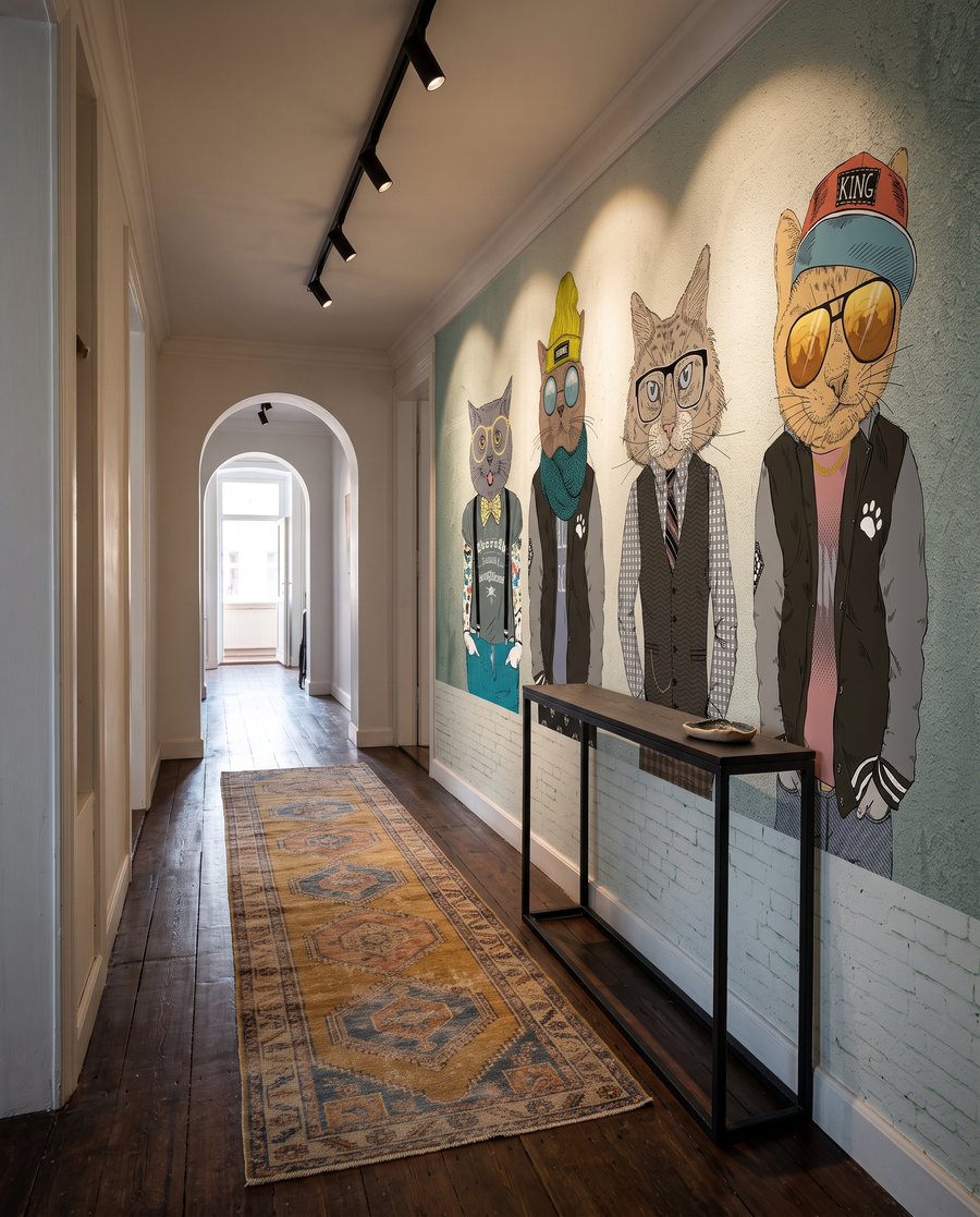 Amis animaux à chapeau — intérieur 4