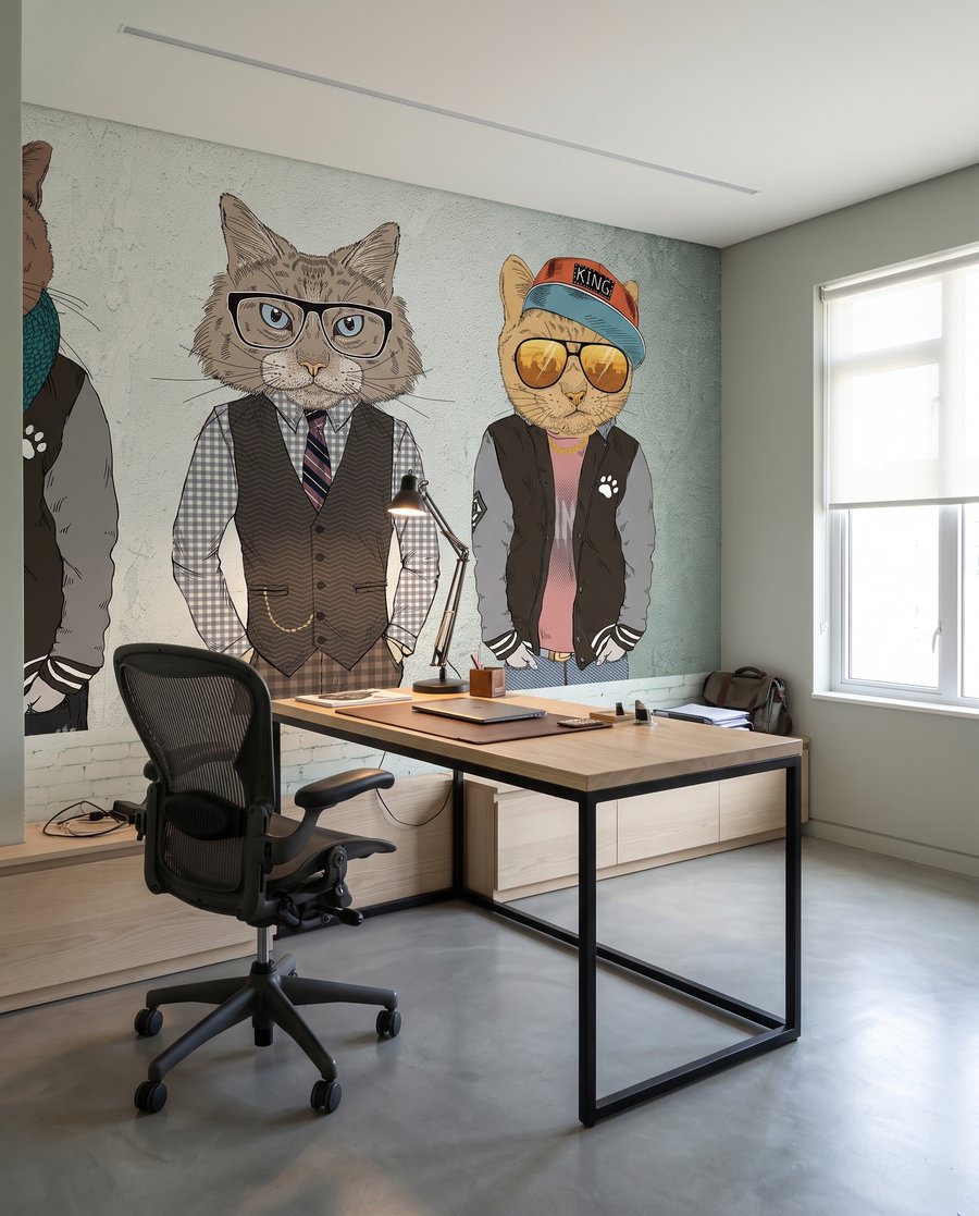 Amis animaux à chapeau — intérieur 6