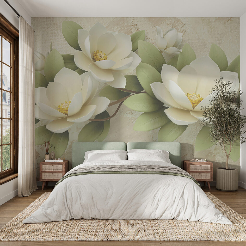 Larges feuilles vertes — intérieur 4