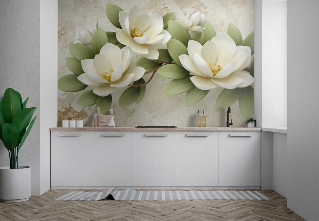 Larges feuilles vertes — intérieur 2
