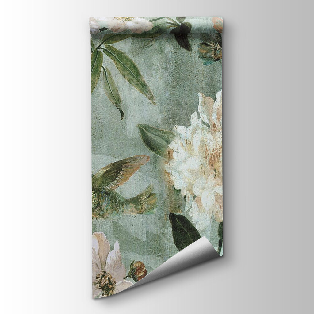 Fleurs et branches enlacées — vue du produit