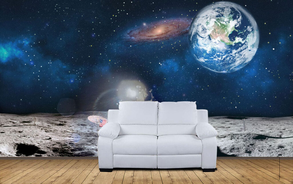Terre sur l’horizon lunaire — intérieur 1