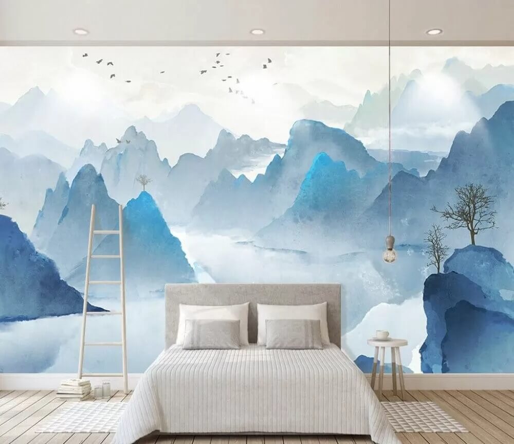 Lac tranquille aux oiseaux — intérieur 1