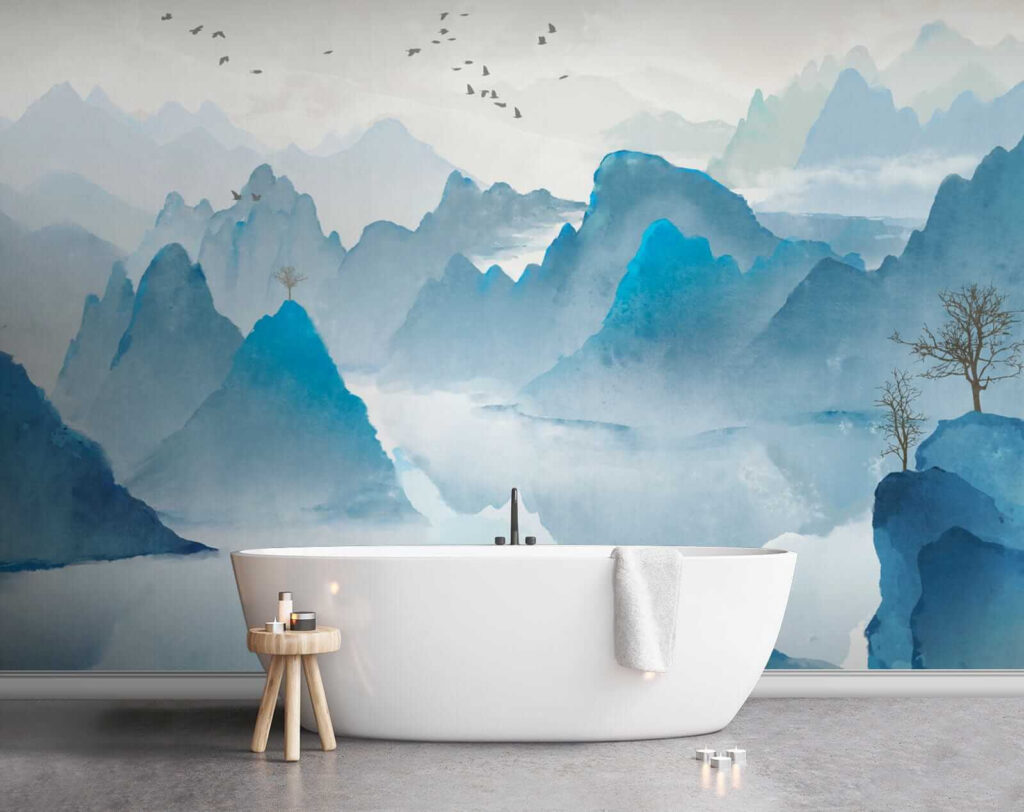 Lac tranquille aux oiseaux — intérieur 9