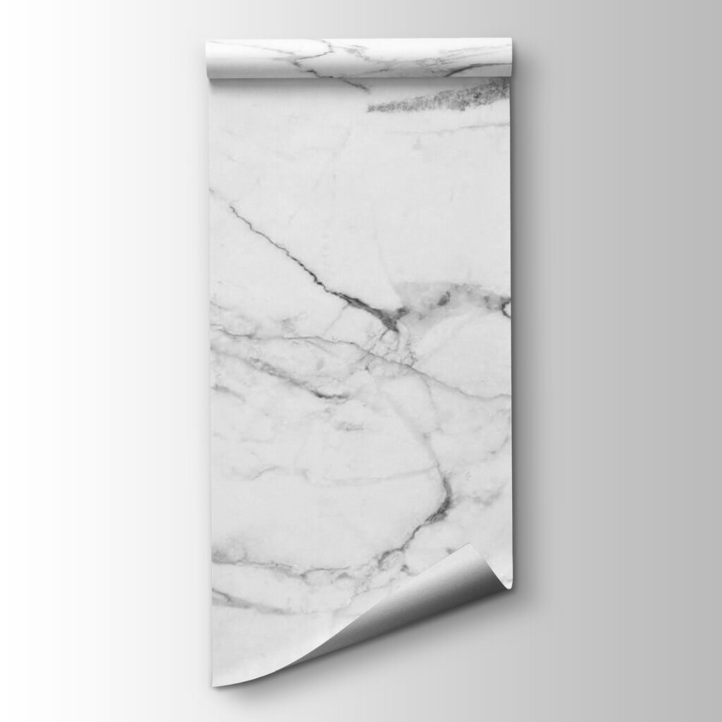 Marbre blanc, veines sombres — vue du produit