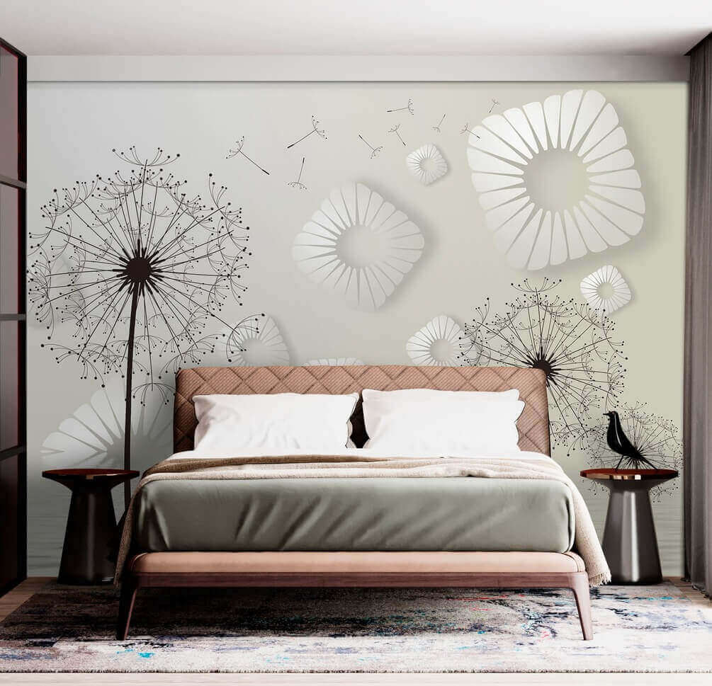 Aigrettes sur tiges fines — intérieur 1