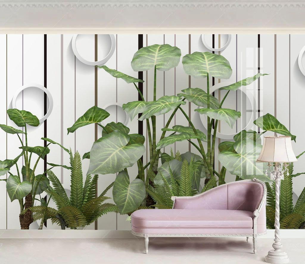 Plantes aux feuilles vertes — intérieur 1