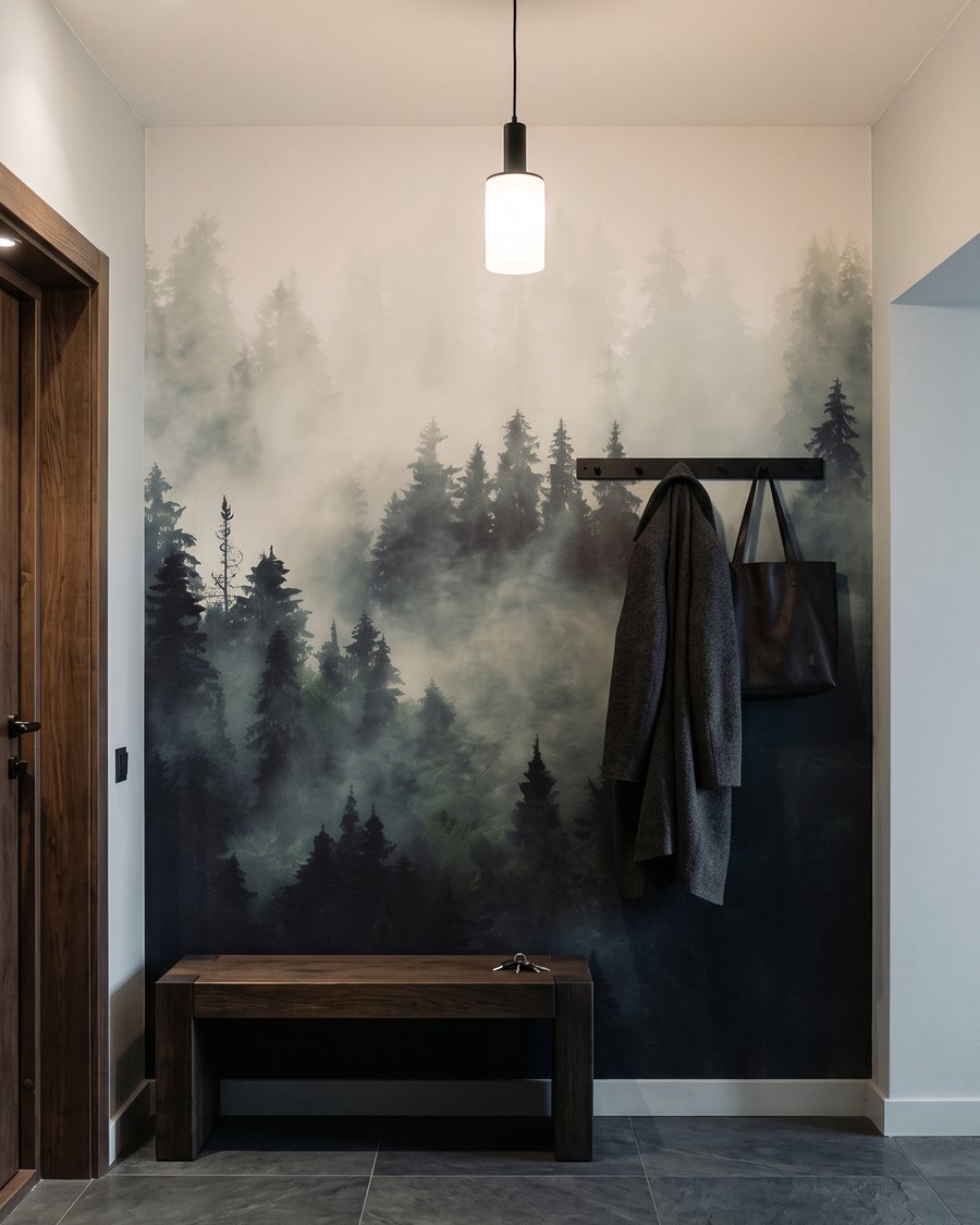 Conifères dans le brouillard — intérieur 7