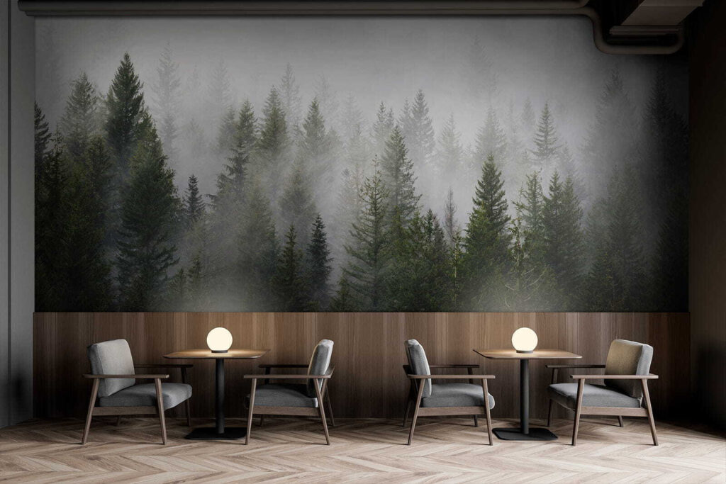 Forêt aux hauteurs variées — intérieur 1