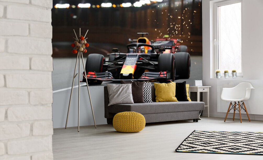 Voiture de course — intérieur 1