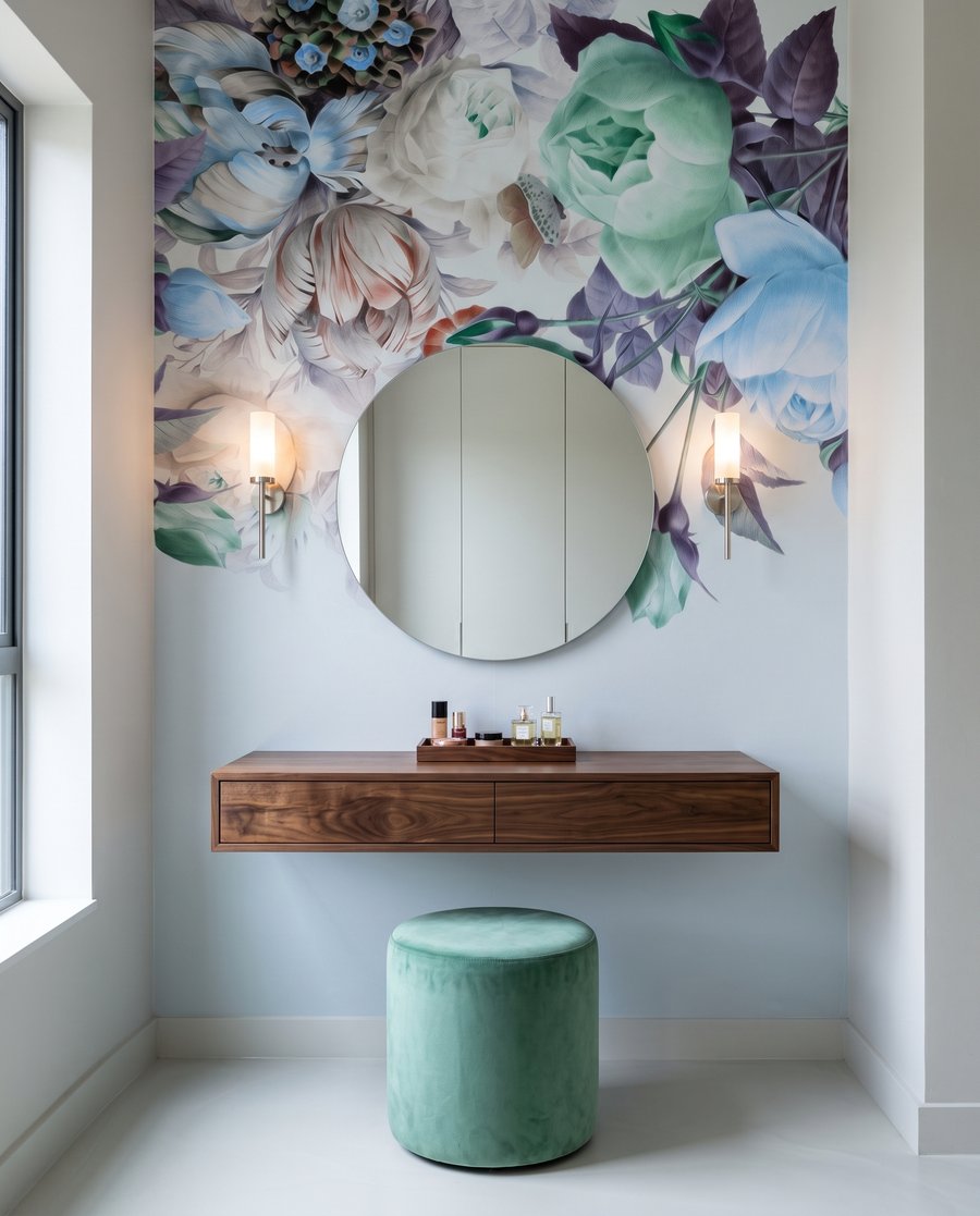 Bouquets en cascade — intérieur 2