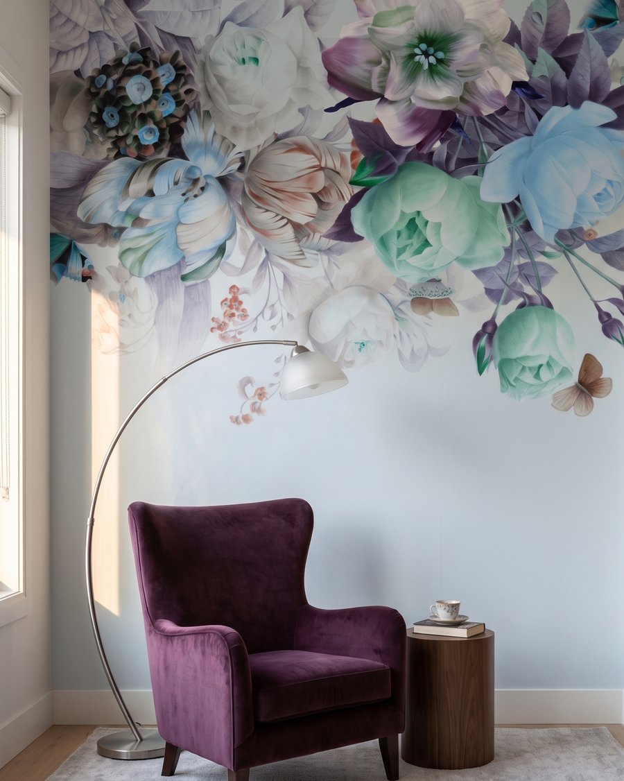 Bouquets en cascade — intérieur 4