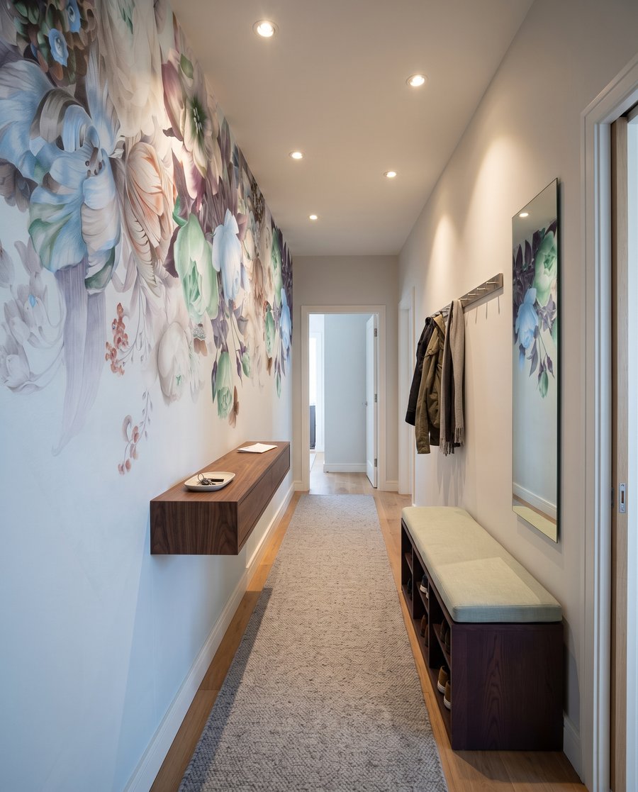 Bouquets en cascade — intérieur 7